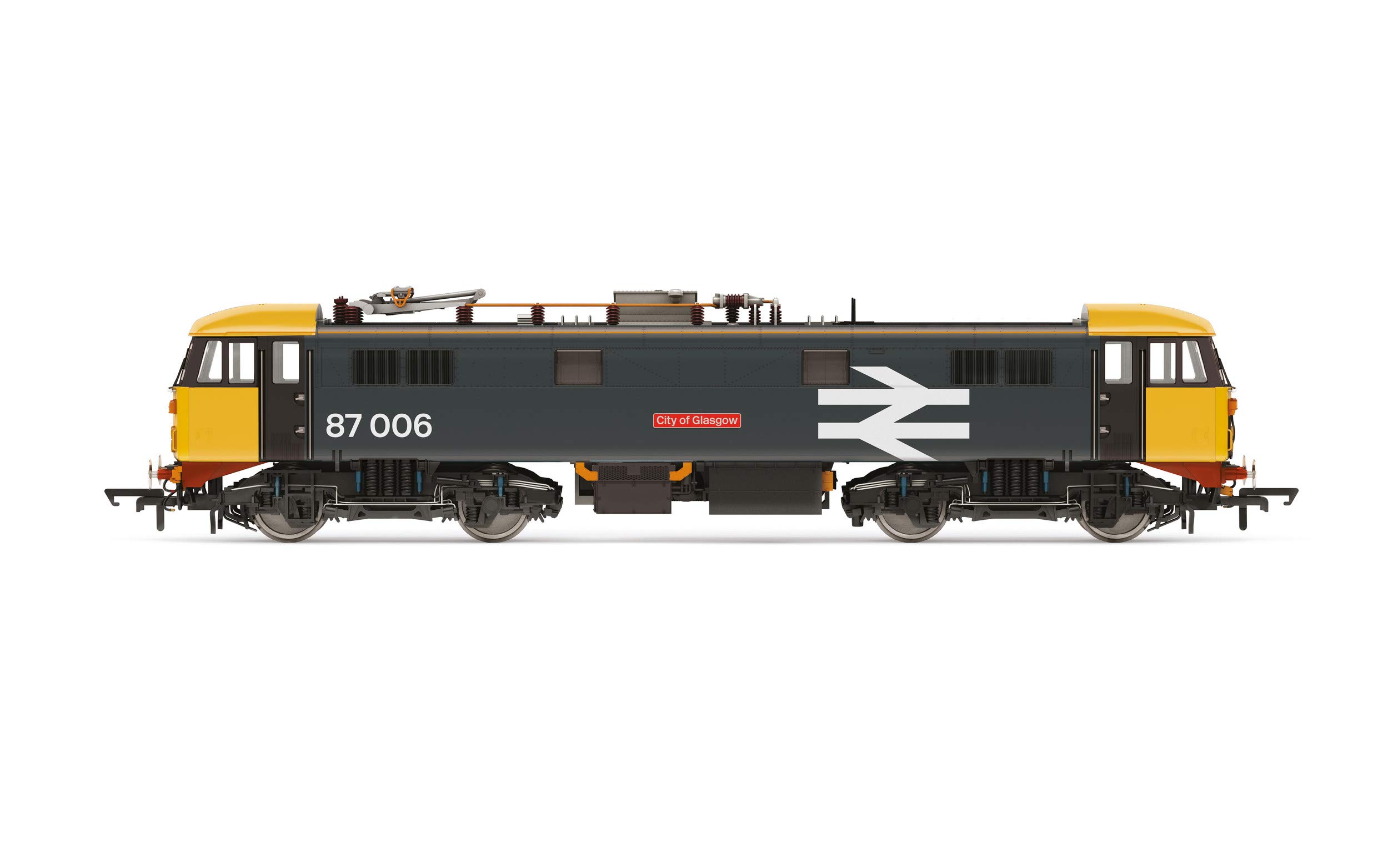 Hornby R30030 BR (Large Arrow) Cl87 87 006 'Crewe Works' Locomotive, Grey