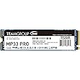 TEAMGROUP MP33 PRO 512GB SLC Cache 3D NAND TLC NVMe 1.3 PCIe Gen3x4 M.2 2280 Internal SSD (Read Speed up to 3500MB/s) 256TBW Compatible with Laptop & PC Desktop TM8FPD512G0C101