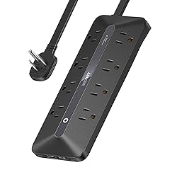 Anker Flat Plug Power Strip, 12-in-1 USB-C Power