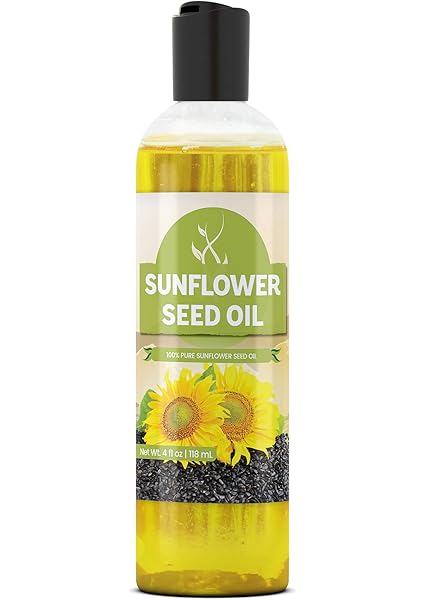 Amazon Com Sunflower Seed Oil 4 Oz By Pure Ingredients Vegan Non Gmo Therapeutic Grade Paraben Free Silicone Sulfate Free Bpa Free Clear Bottle Beauty