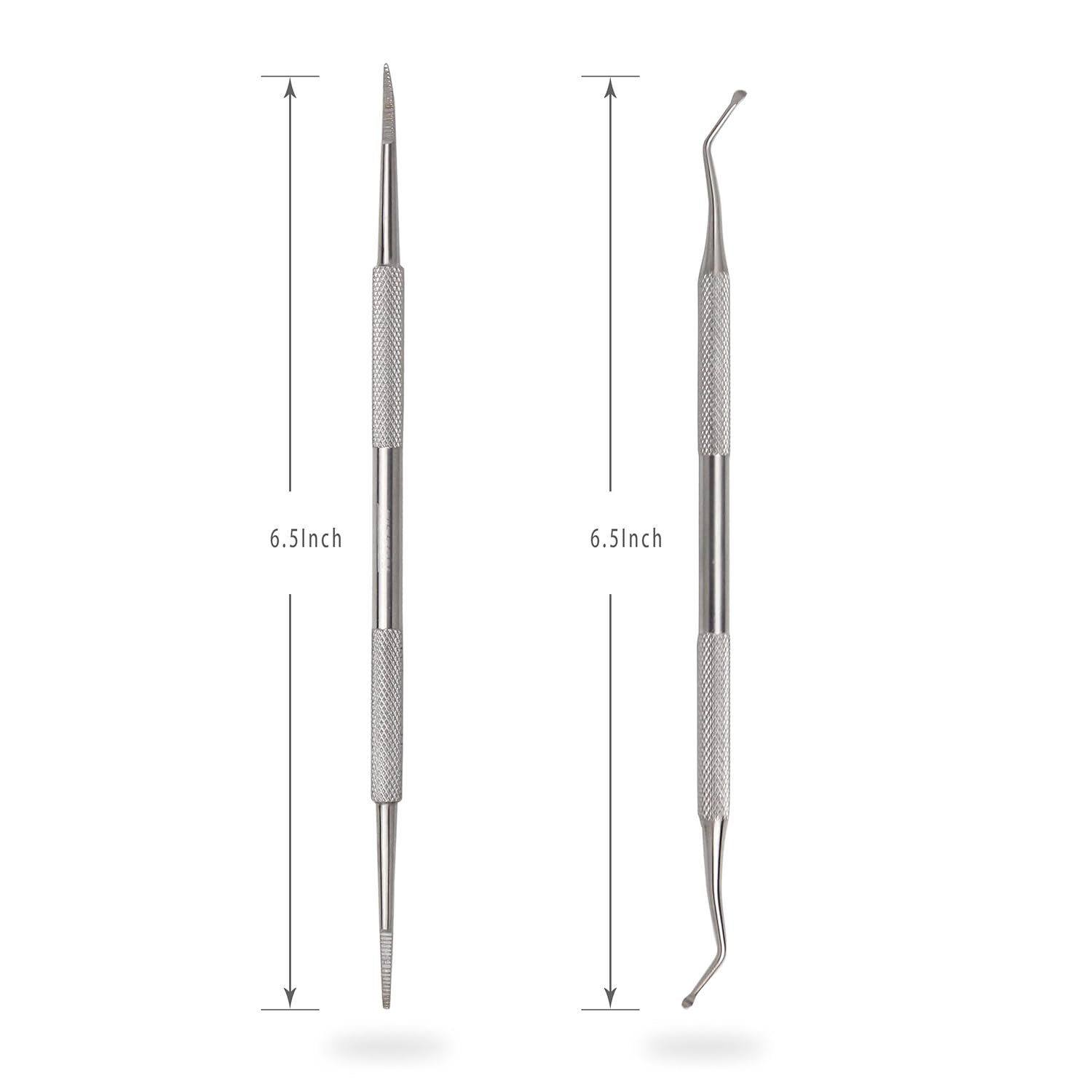 ZIZZON Ingrown Toenail File and Lifter Double Sided Professional Grade: Beauty