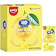 AMOS 4D Fruit Gummy Candy – Lemon Burst Flavor, 8.47oz Bag – 3D Shaped, Juice-Filled Gummies – Fun & Delicious Snack, Gluten-Free, Kid & Family Favorite