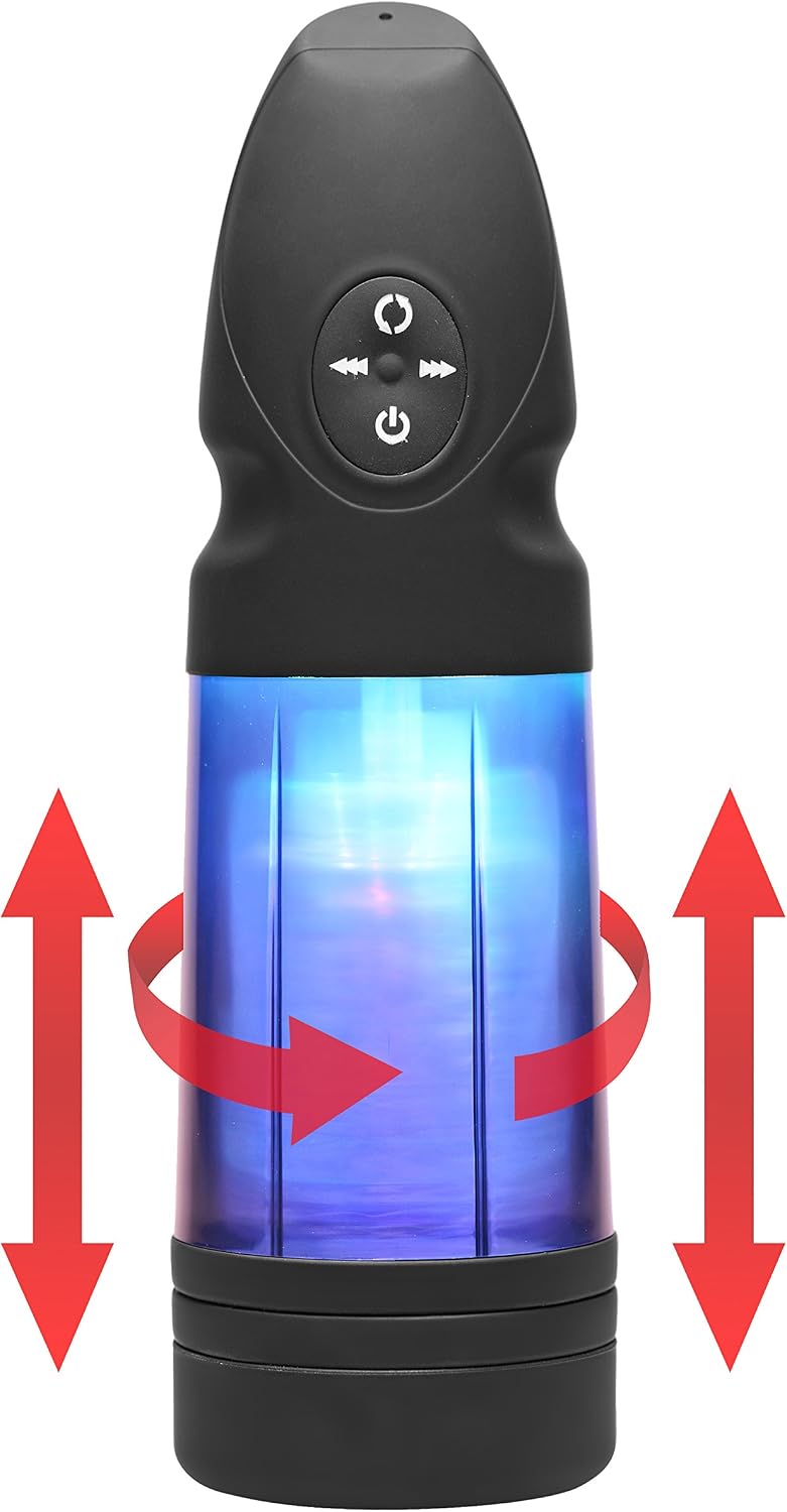 Strobe Multi Function Rechargeable Stroker, Black - Image 3