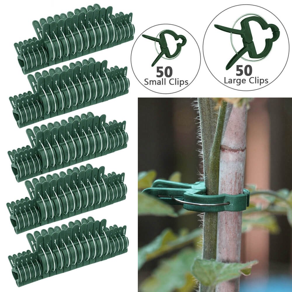 Lot of 100 Small & Large Reusable Garden Plant, Vegetable & Flower