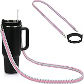 Wongeto Paracord Water Bottle Sling/Carrier fot Stanley holder, Paracord Water Bottle Strap for Stanley Cup Accessories