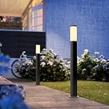 Philips Utrecht Outdoor Post Light 20W Anthracite IP44 Garden Patio view 4