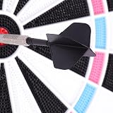CyeeLife 6 Packs Integrated Dart Flights and Shafts One Piece Accessory Black view 4