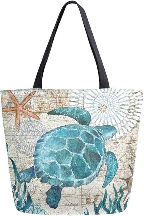 Sea turtle beach bag Clearance