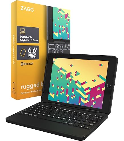 Amazon.com: ZAGG Folio Case Hinged with Backlit Bluetooth Keyboard