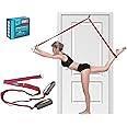 Artan Balance Stretching Strap with Door Anchor- 94” Door Stunt Strap with Adjustable Loops and Foam Pads- Leg Stretch Strap for Flexibility Stretching and Balance- Ideal for yoga, Dance and Ballet