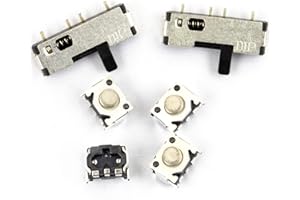 whiteeeen Power Switch Button on Off and L R Button for Ds Lite NDSL NDS Lite Fast Dispatch Replacement (2 Packs)