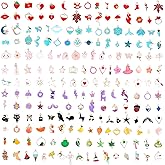 PPVWEY 352 Pcs Assorted Charms for Jewelry Making,Mixed Enamel KC Gold Alloy Letter Pendants,Wholesale Bulk Jewelry Charms for DIY Necklace Bracelet Earring and Crafting