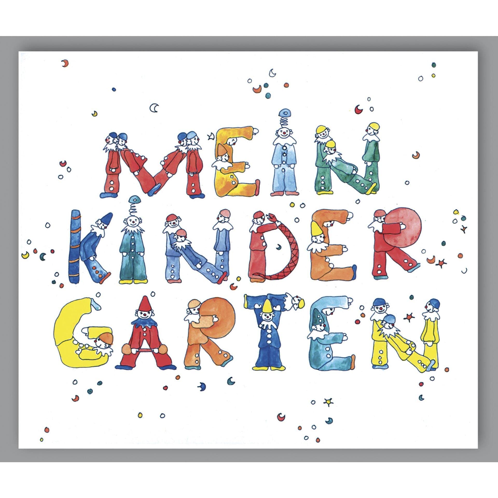DAIBER 1x25 Portrait Folders 13x18 Clowns-Mein Kindergarten Children