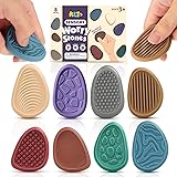 Fidget Toys Adults Sensory Stone: 8 Pack Texture