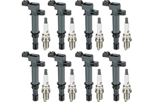 BDFHYK Ignition Coil Pack UF270 and Iridium Spark Plug 4503 Compatible with Dodge 2000 2001 2002 2003 2004 2005 2006 2007 Dur