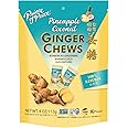 Prince of Peace Pineapple Coconut Ginger Chews – Candied Ginger – 4 oz. bag – Candy Pack – Natural Candy – Healthy Snack – Vegan and Gluten-Free