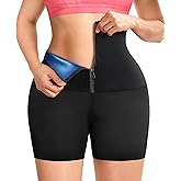 TrainingGirl Compression Sweat Shorts for Women Workout Sauna Suit Gym Sets High Waist Trainer Thigh Fat Slimmer Yoga Pants