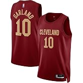 Darius Garland Cleveland Cavaliers NBA Boys Youth 8-20 Red Burgundy Icon Edition Swingman Jersey