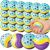 Vertintong 24 Pcs Monsters Birthday Party Favor 2.5 Inch Stress Balls Dots Squeeze Fidget Toys for Kids Adults Blue Purple Monsters Game Party Favors Dots Valentines Gifts for Coworker Classroom Prize
