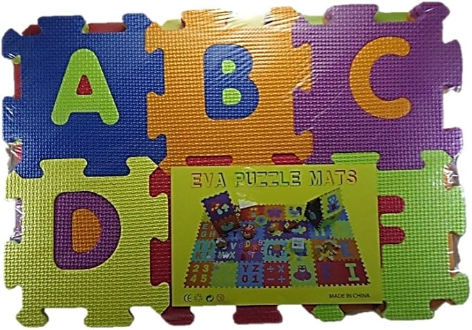 takobell Eva Puzzle Mat Shockproof Eva Kids Inter-Lockable Puzzle Foam Floor Mats