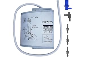 RIHAORY Child Small Cuff Compatible with Most BP Monitors 5.5”-9.5” Inches (14-24CM) Blood Pressure Cuff ARM BP Replacement Cuff for Pediatric and Women S(Small)