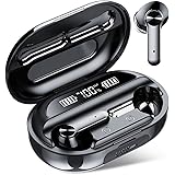 Wekily Bluetooth 5.1 Headphones, Wireless Earbuds with 100h Playtimes Charge Case, Deep Bass, IPX7 Waterproof Running Earphon