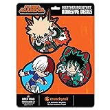 My Hero Academia 3-Pack Adhesive Vinyl Decals - Fun