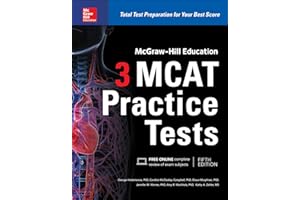 McGraw-Hill Education 3 MCAT Practice Tests, Third Edition