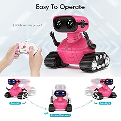 ALLCELE Robot Toys, Rechargeable RC Robots for Kids