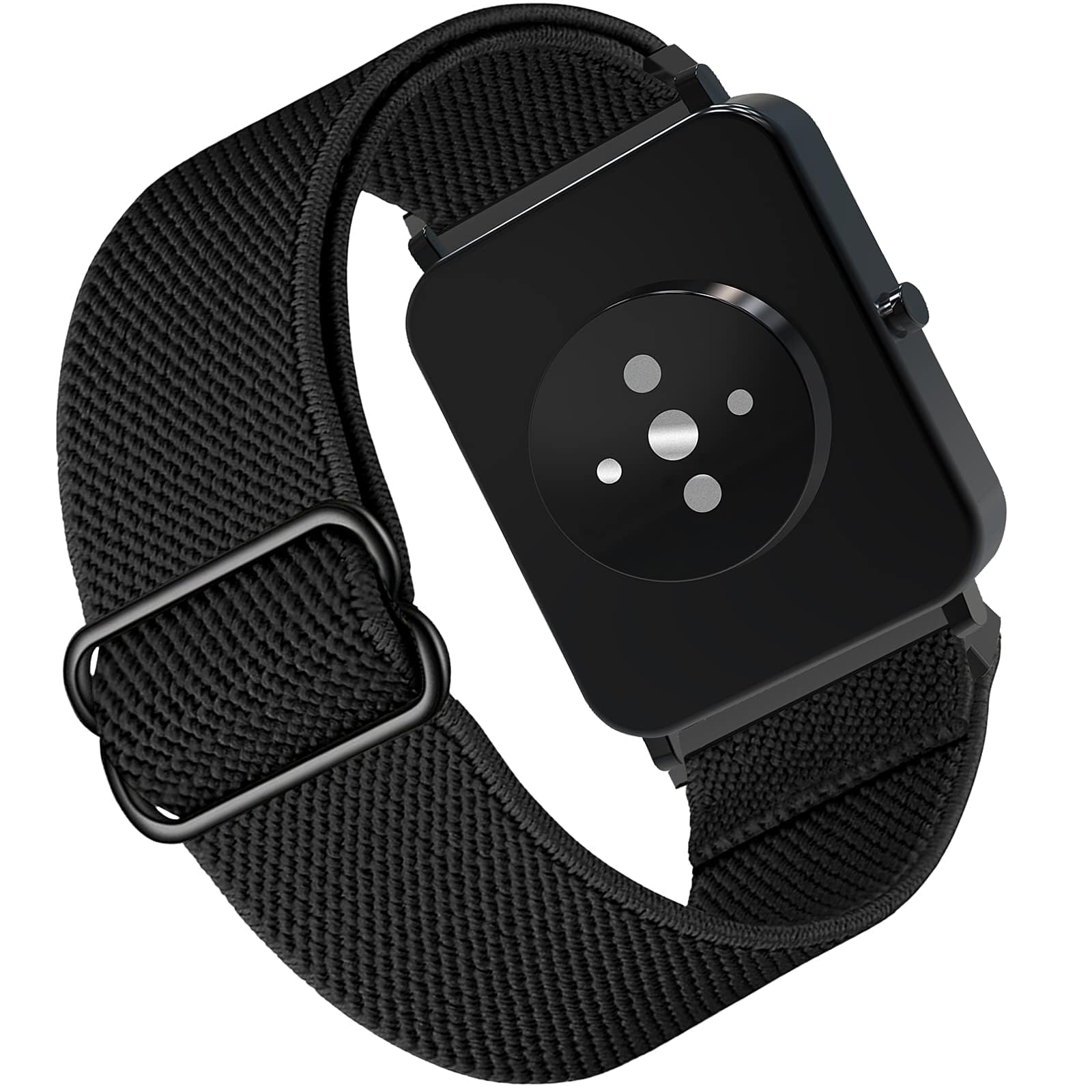 Songsier Strap Compatible with Galaxy Watch Active/Active 2 40mm / 44mm Adjustable Stretch Braided Elastics Nylon Wristband for Gear Sport / S2 Classic/Garmin Vivo Active 3 / Watch 3 41mm