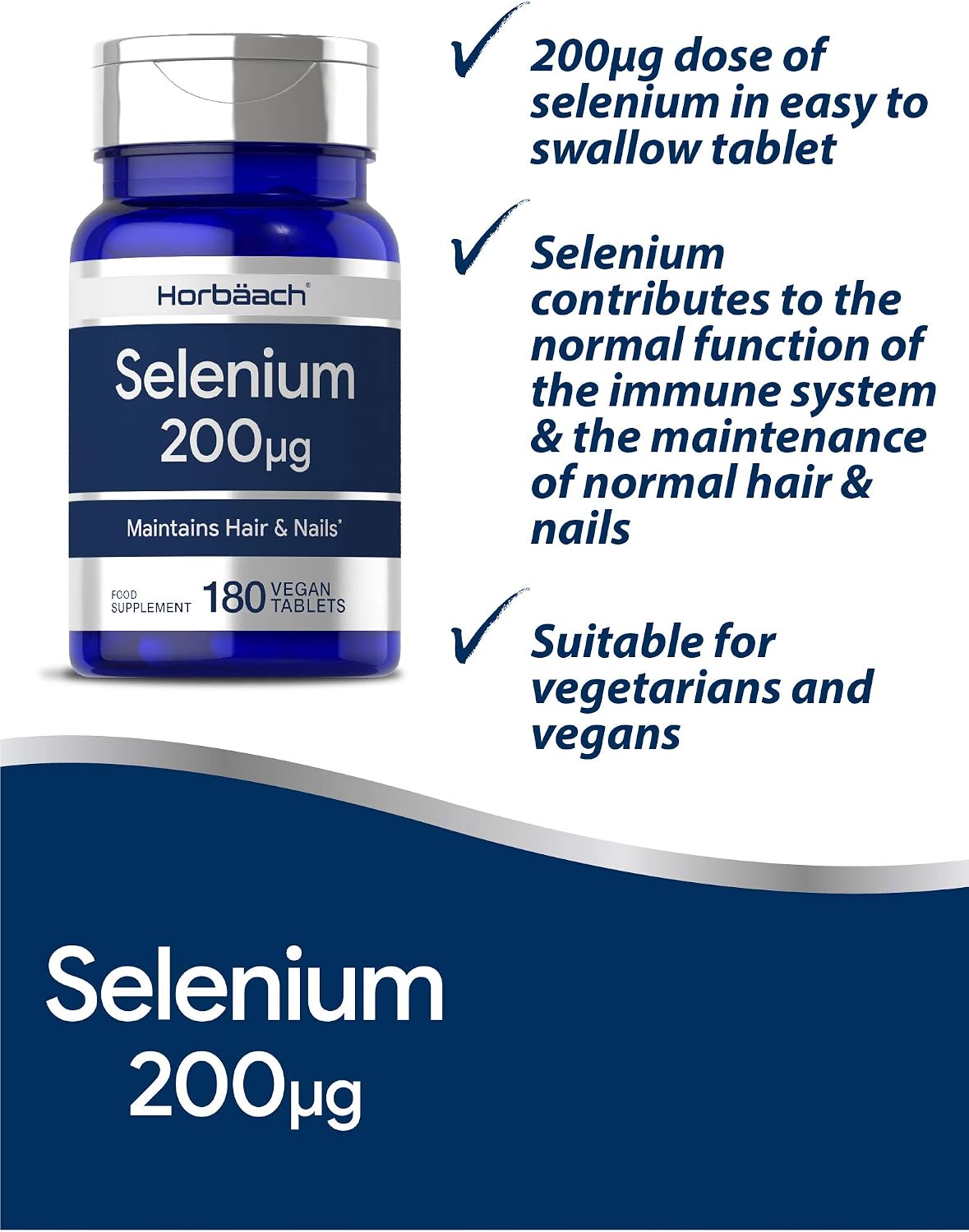 Selenium Supplement 200mcg, 400 count (Pack of 1) - Image 3