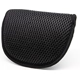 Barudan Golf Mesh Lightweight Putter Cover Mallet Putter Headcover Club Protector for Odyssey 2ball Scotty Cameron Futura Ping Taylormade 4 Colors Option Black Blue red Grey