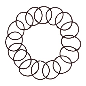 Amazon Com Driew Hair Tie Pack Of 100 Simple Elastic No Metal