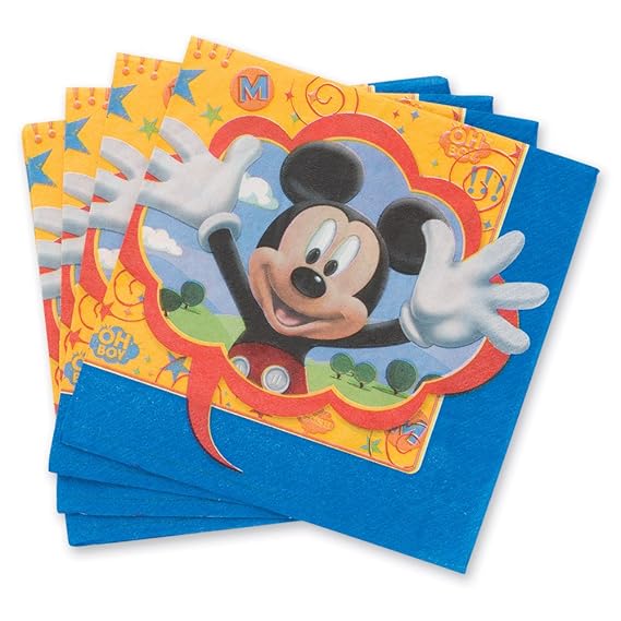 Disney Mickey Mouse Party Fun Lunch Napkins 16 per Pack Toys & Games