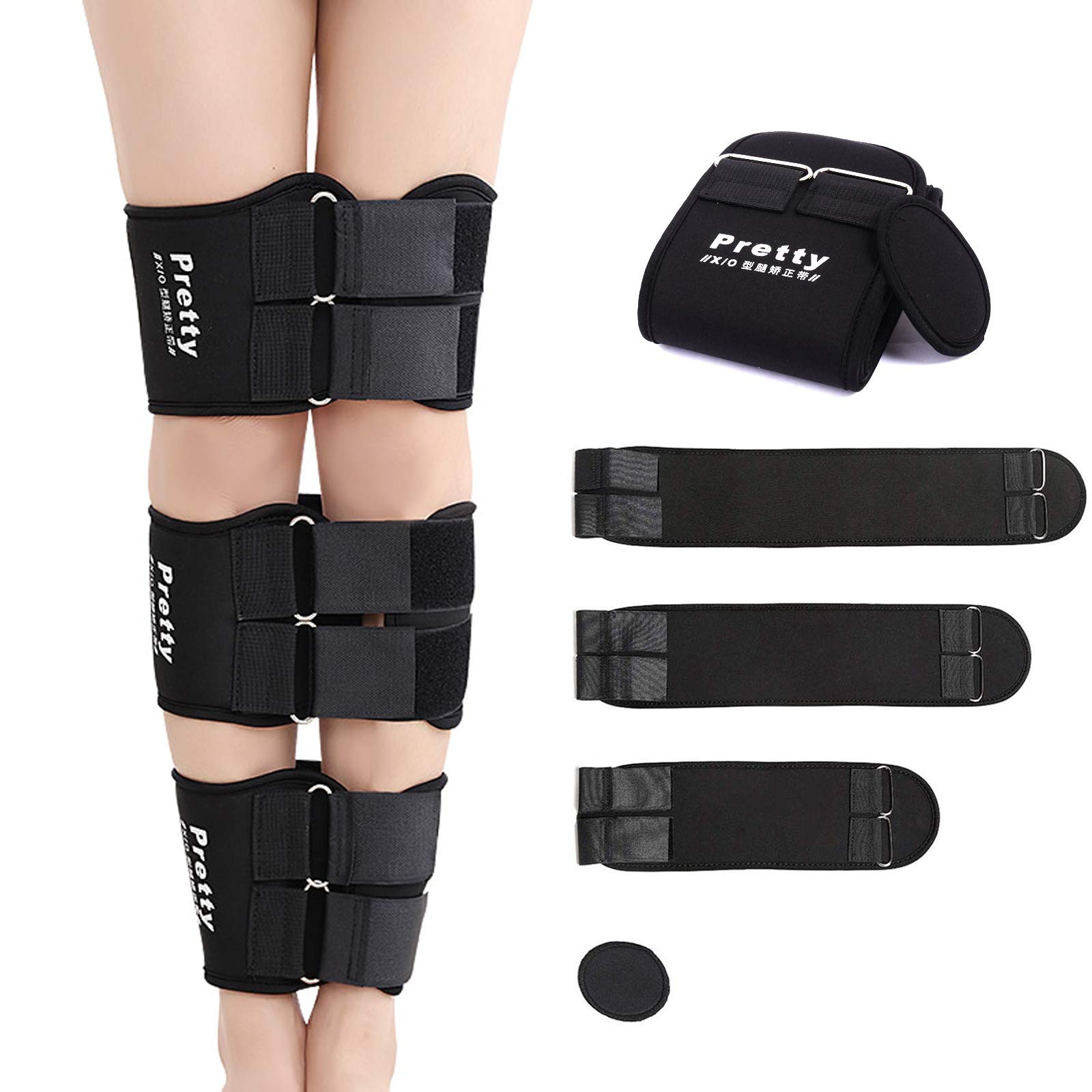Buy Heasoy 3 Pcs X/O Leg Correction Belts, Adjustable Leg Correction Band for X/O Type Legs