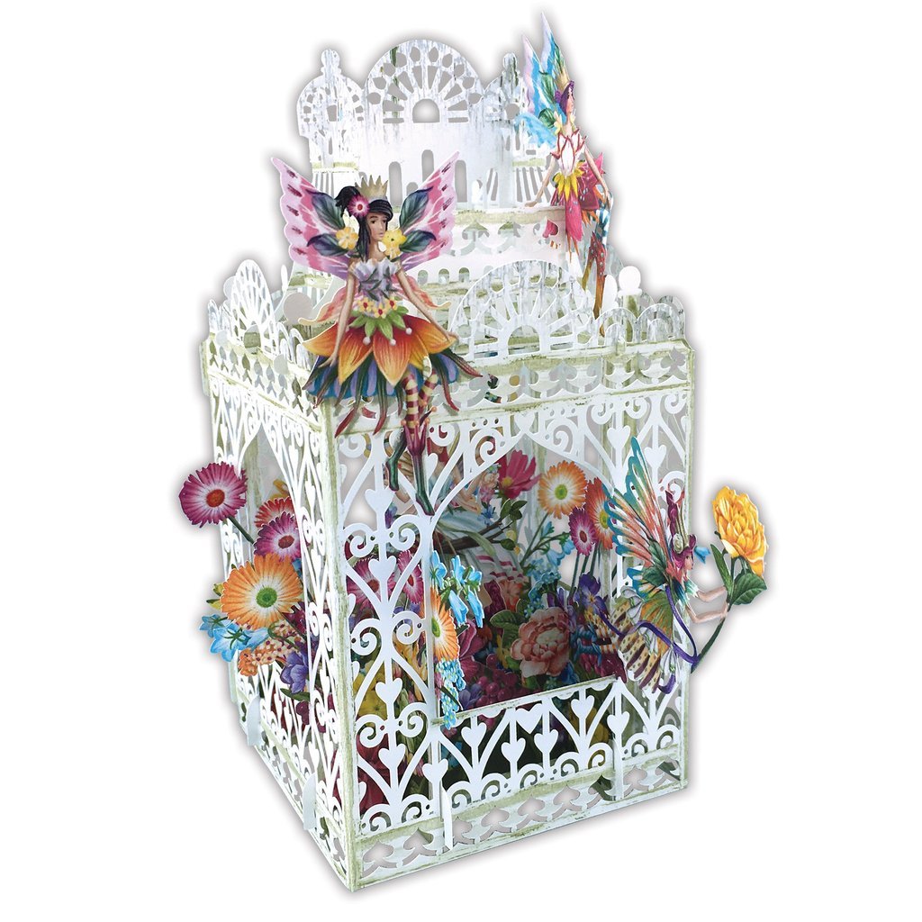 Flower Fairies 3D Pop-Up Card by Paper D'Art (Main)