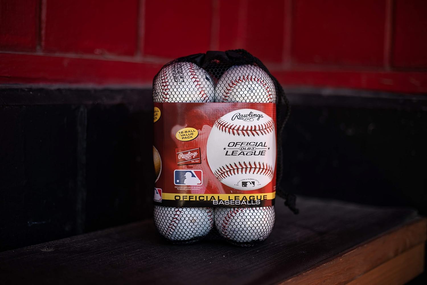 Rawlings OLB3BAG12 Official League Recreational Use Baseballs, Bag of 12 : Official Mlb Baseballs In A Bucket : Sports & Outdoors