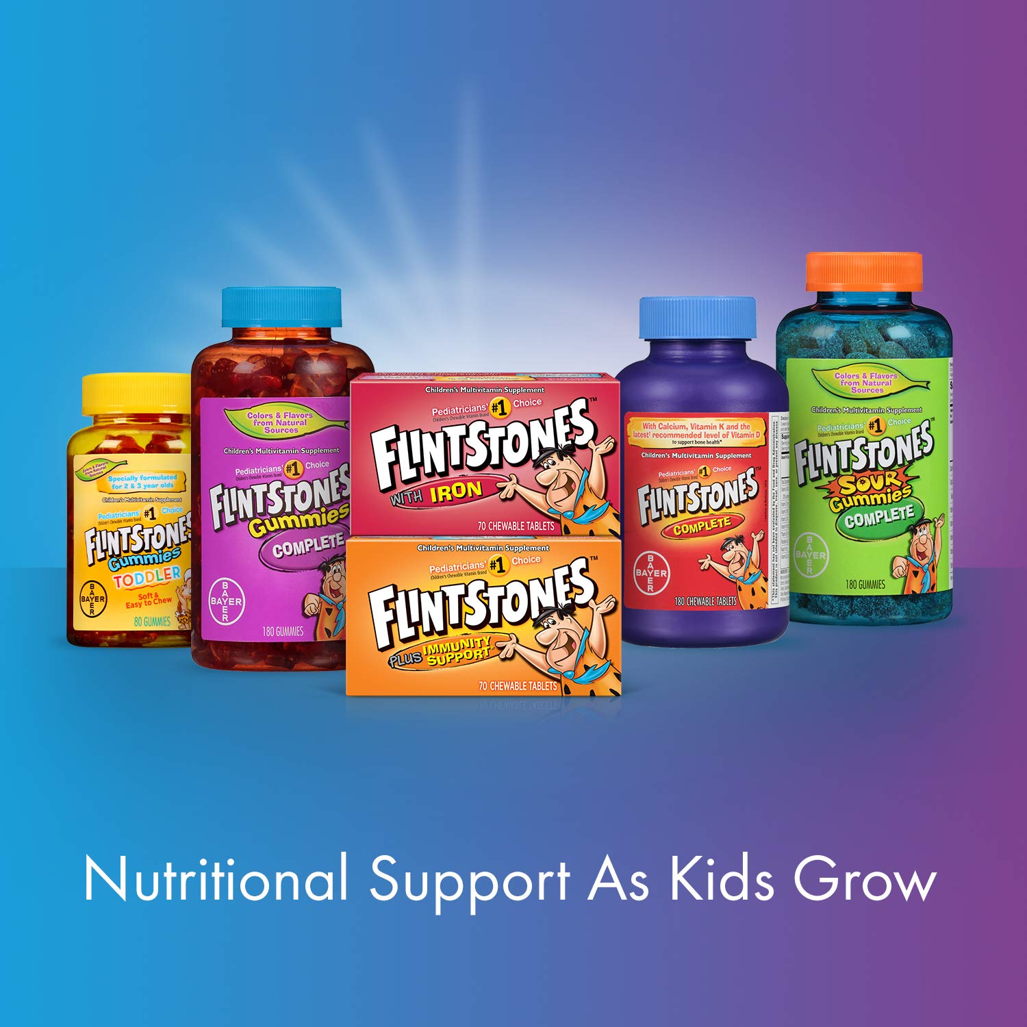 Flintstones Children's Complete Multivitamin Gummies, 70 Count