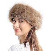 sy soul young Faux Fur Headband with Elastic for Women's Winter Earwarmer Earmuff