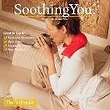 Qomfor Microwavable Wheat Bag Red Lavender Scent 3-Chamber Heat Pack view 5