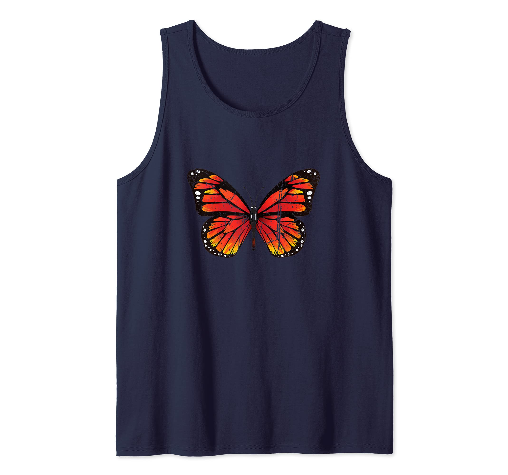 Monarch Butterfly Design Nature Butterflies Insect Lover Tank Top