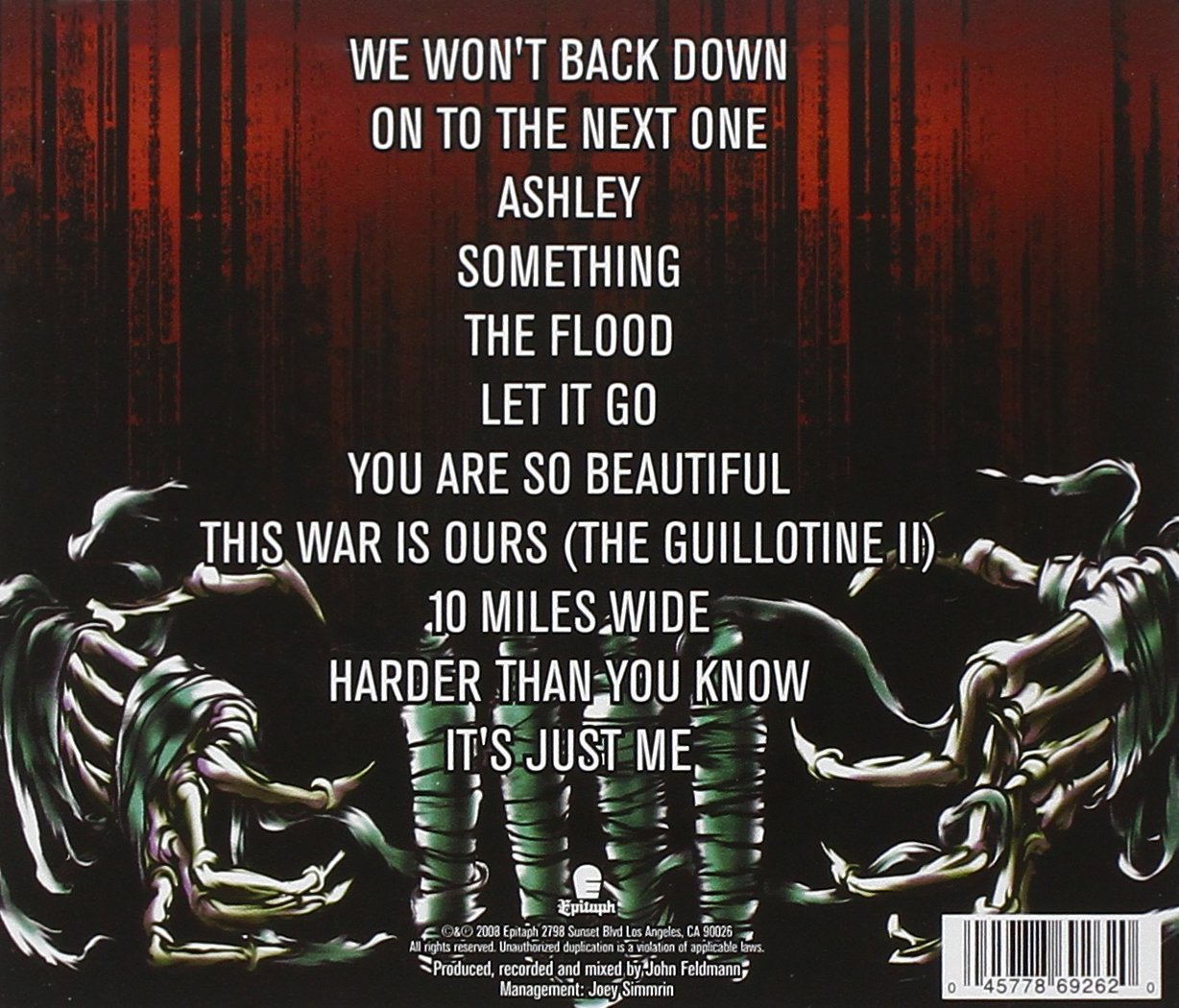 Escape The Fate Escape The Fate Josh Todd John Feldmann John Feldmann Benji Madden Jess Neilson Max Green Matt Hippie Appleton Monte Money Josh Todd Julian Feldmann Craig Mabbitt Bryan Money Kyle
