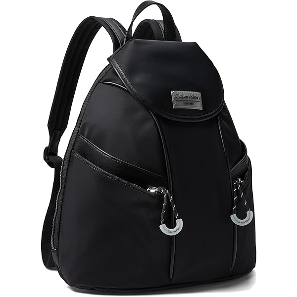 ★ ★ Female Black CKJ City Nylon Backpack 4K3187 韓國🇰🇷 Calvin Klein JEANS CKJ City women Nylon iPad