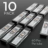 Nicpro 600 PCS HB 0.7mm Lead Refills 10 Tubes 60 Per Tube Break Resistant view 6