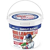 Big League Chew - Original Bubble Gum Flavor + 80pcs Individually Wrapped Gumballs + For Games, Concessions, Picnics & Parties