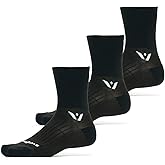 Swiftwick - PERFORMANCE FOUR (3 Pairs) Trail Running & Cycling Socks, Max Durability
