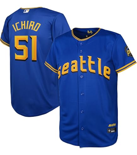 Amazon.com: Ichiro Suzuki Seattle Mariners #51 MLB Kids Youth 4-20