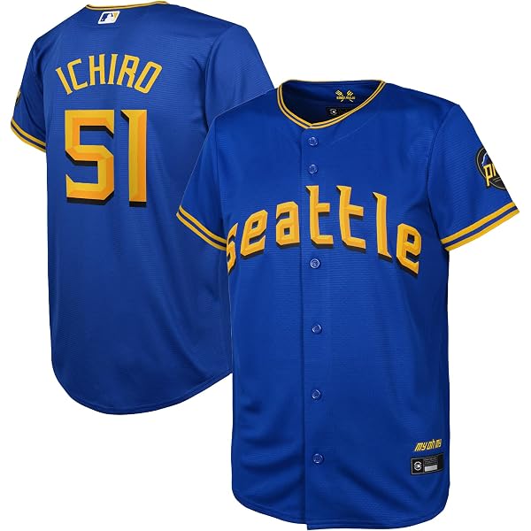 Amazon.com: Ichiro Suzuki Seattle Mariners #51 MLB Kids Youth 4-20