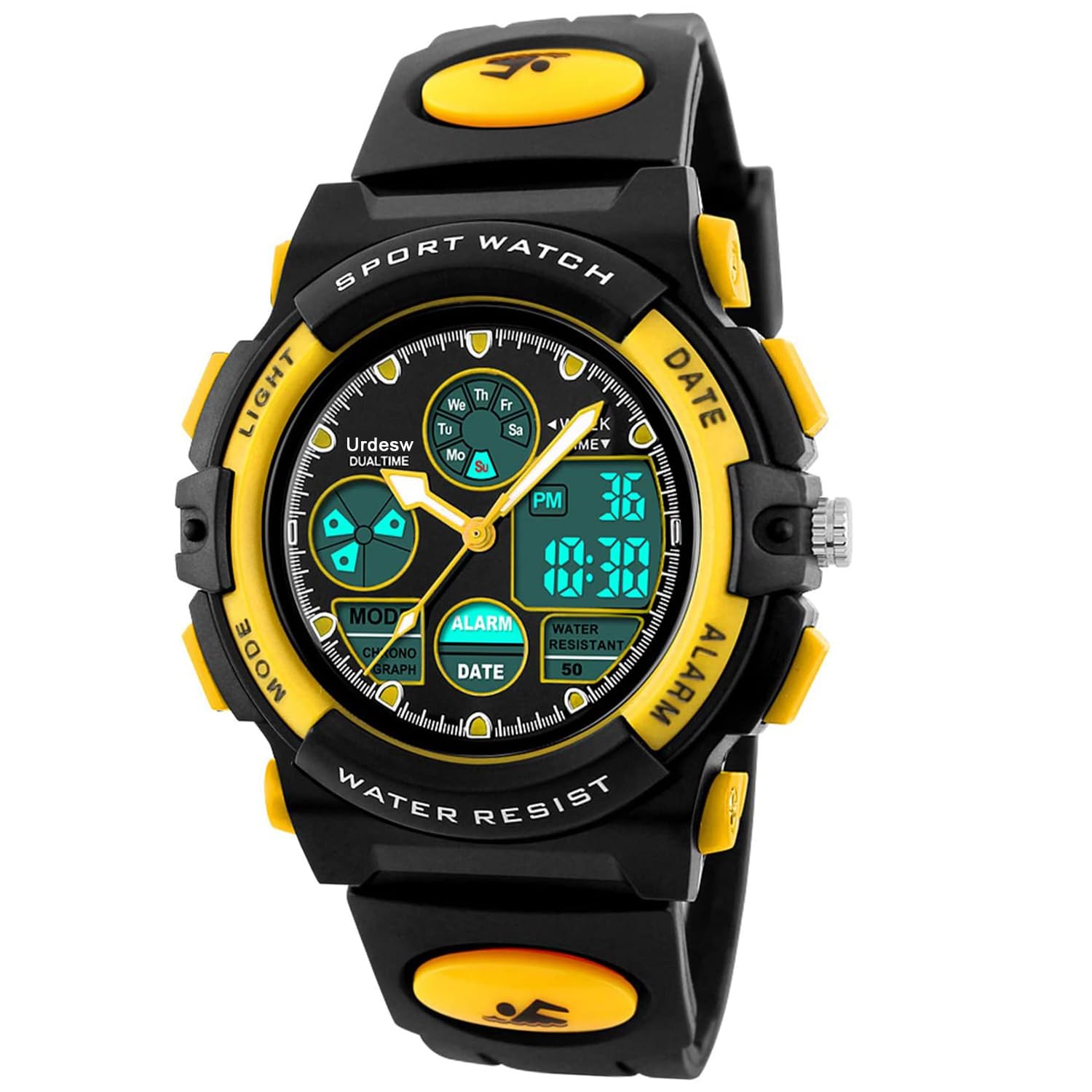 Urdesw Kid Watch for 6-12 Year Old Boys, Kids Sports Digital Watch Unique Gifts for Teenager Age 6-15 Electronic Toys for Kids Age 6-15 Year Old Christmas Day Gifts — image 1
