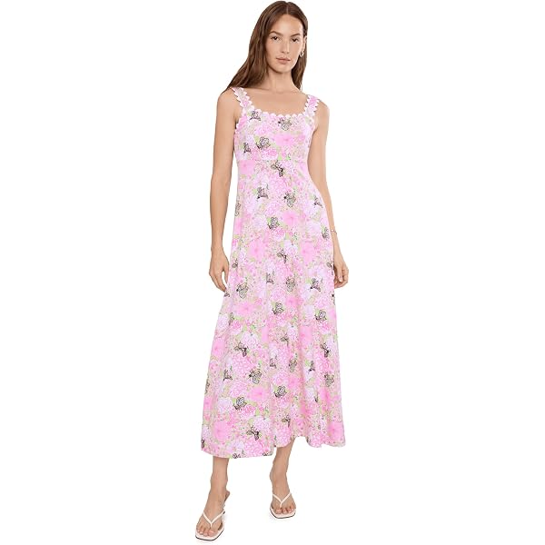 steve madden amanda midi dress Steve Madden Dalina Stripe Print High Neck Sleeveless Dress Handkerchief  Hem Midi Dress